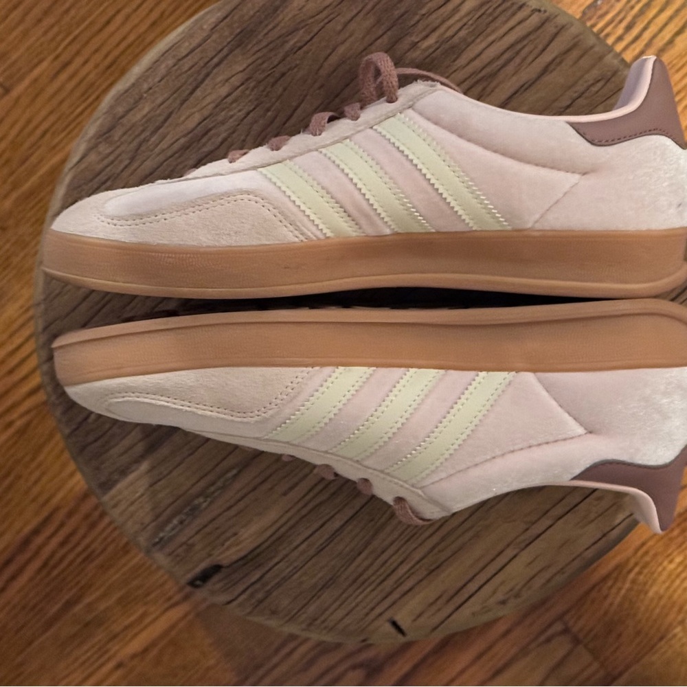 ADIDAS Gazelle Indoor Shoes | size W6.5 | Wonder Quartz/ Warm Clay/Gum - Picture 7 of 13